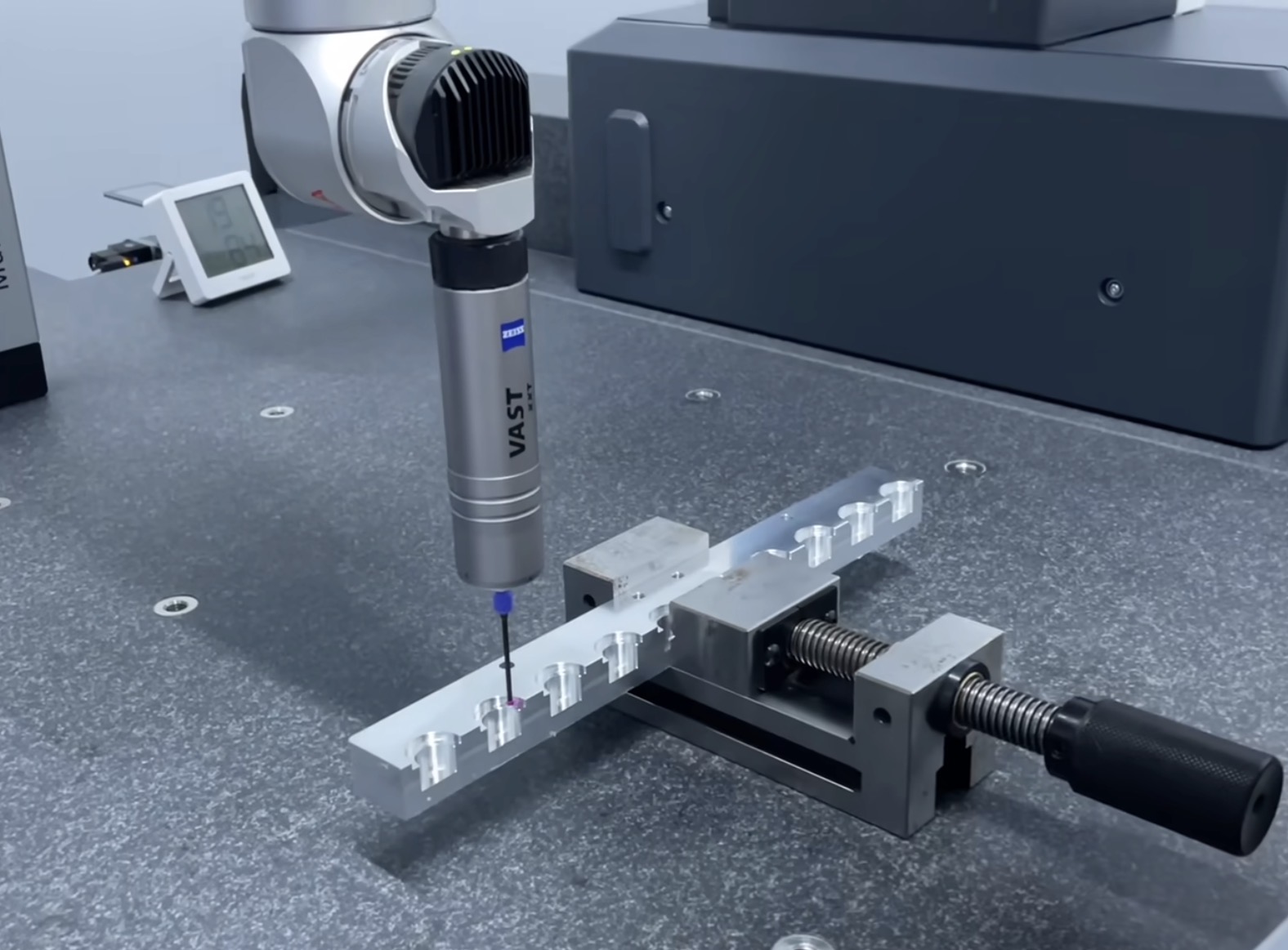 ZEISS CMM coordinate measuring machine performing precision quality inspection