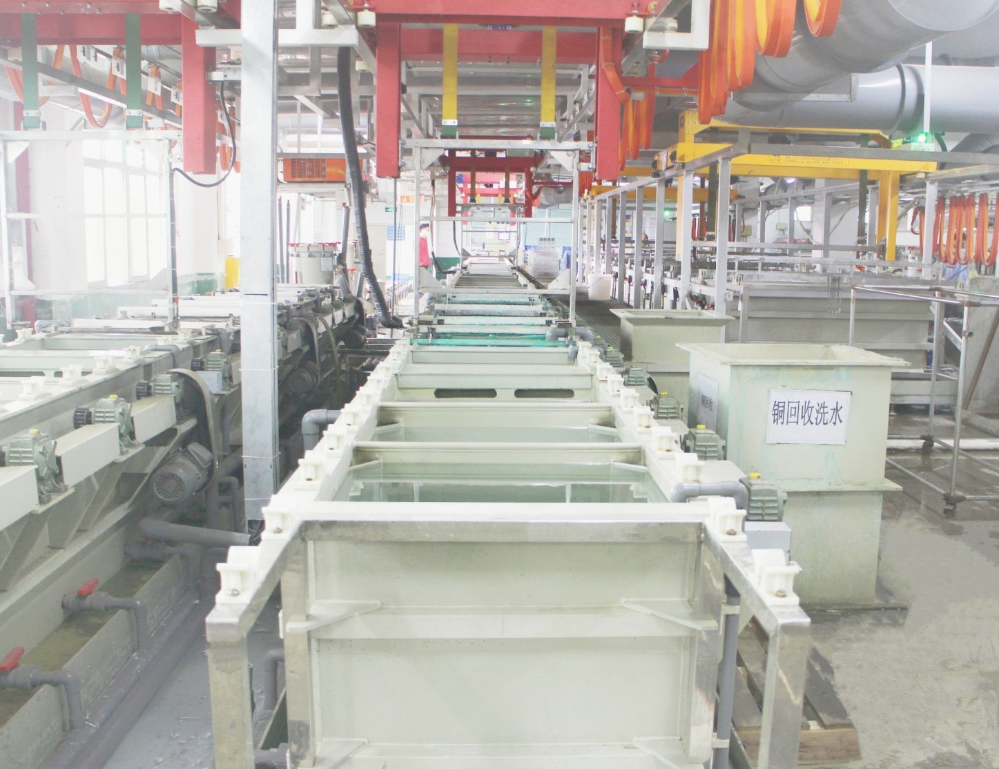Automated rotary plating production line for silver and nickel surface treatment