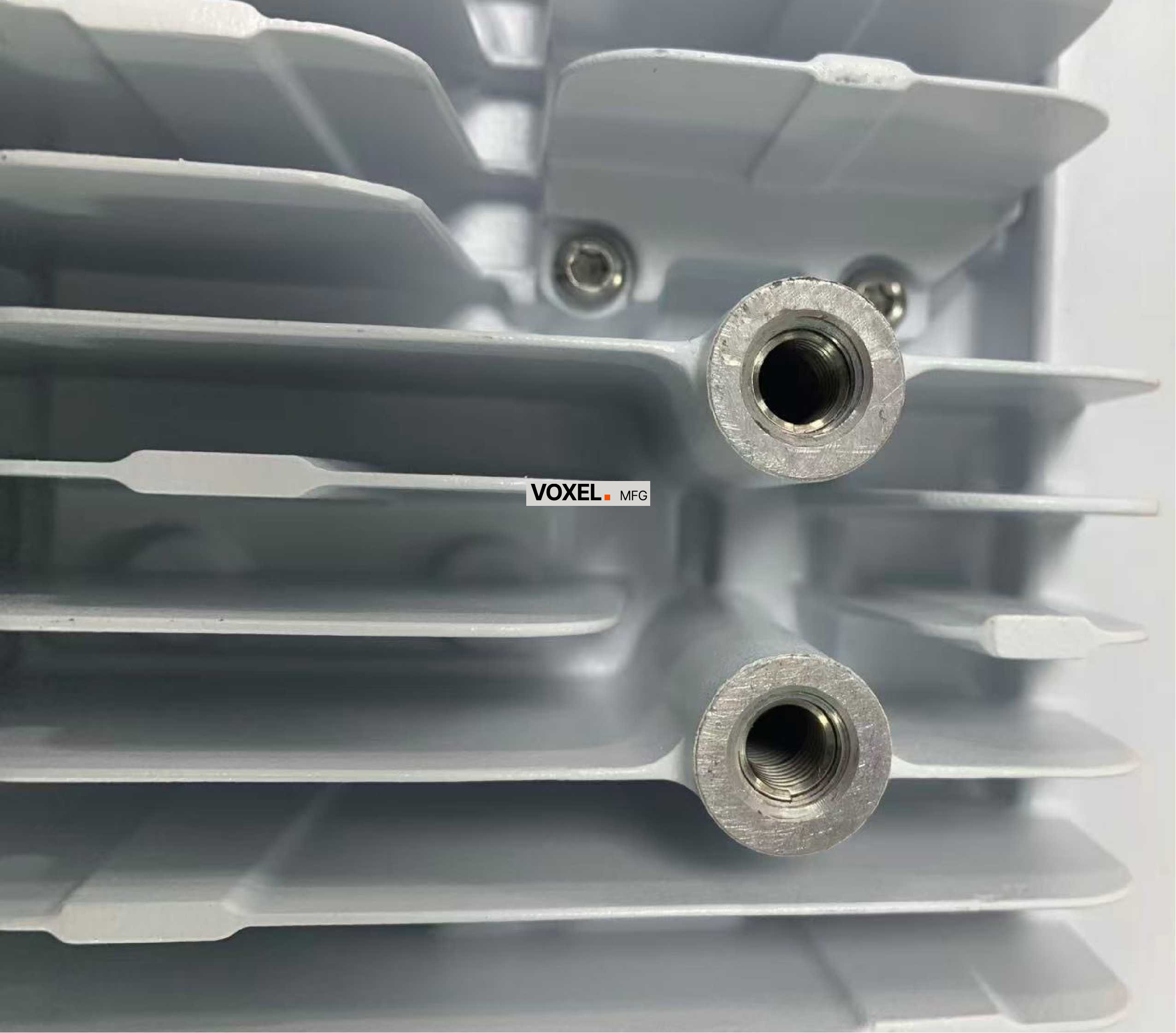 Powder coated 5G RRU heat sink fins